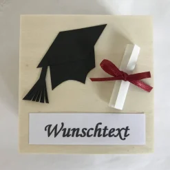 Geldgeschenk personalisiert Promotion Abschluss Doktor-Titel Studium Examen Geschenk Gutschein Geld verschenken