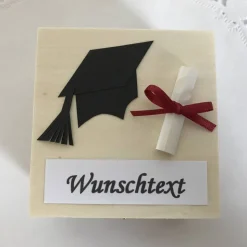 Geldgeschenk personalisiert Promotion Abschluss Doktor-Titel Studium Examen Geschenk Gutschein Geld verschenken