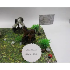 Geldgeschenk Pferde Reiter – Kreative Geschenkidee zum Geburtstag & Hochzeit – Pferdekoppel Dekoration