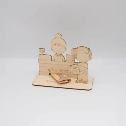 Geldgeschenk Post - aus Holz personalisiert