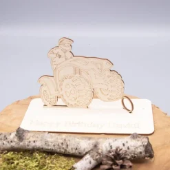 Geldgeschenk Quad - aus Holz personalisiert