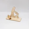 Geldgeschenk Rollator - aus Holz personalisiert