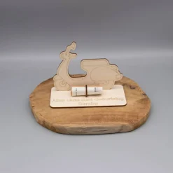 Geldgeschenk Roller - aus Holz personalisiert