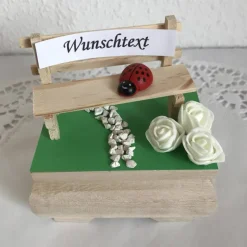 Geldgeschenk Ruhestand Rente Pension Altersteilzeit Garten Jubiläum Bank Frau Mann