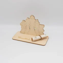 Geldgeschenk Schach- aus Holz personalisiert