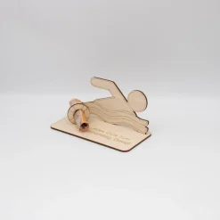 Geldgeschenk Schwimmen - aus Holz personalisiert