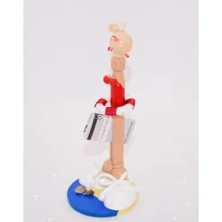 Geldgeschenk Schwimmmeister: Handgemachte Holzfigur als originelles Geschenk für Rettungsschwimmer