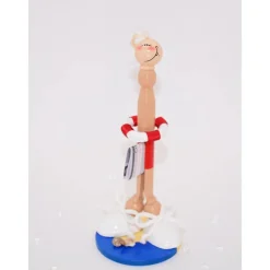 Geldgeschenk Schwimmmeister: Handgemachte Holzfigur als originelles Geschenk für Rettungsschwimmer