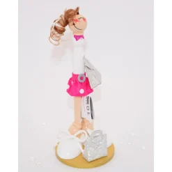 Geldgeschenk Shopping Queen – Einkaufsgutschein und Geburtstagsgeschenk handgefertigt aus Holz