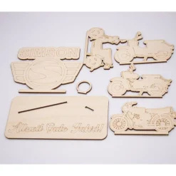 Geldgeschenk Simson - aus Holz personalisiert