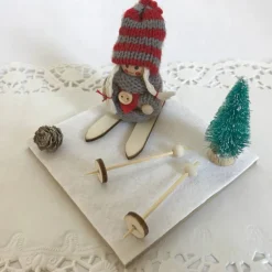 Geldgeschenk Skifahren Geschenk Ski fahren für Skifahrer Skitourengeher und Langlauf Skiurlaub verpacken Skier Skikurs