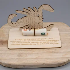 Geldgeschenk Skorpion