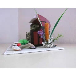 Geldgeschenk Spardose Mäuse im Strandkorb für Hochzeitsreise, Urlaubskasse & Hochzeitstag – Handbemalte Deko