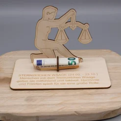 Geldgeschenk Sternzeichen Waage