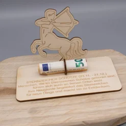Geldgeschenk Sternzeichen Schütze