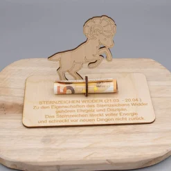 Geldgeschenk Sternzeichen Widder