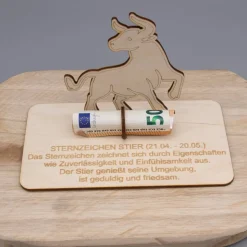 Geldgeschenk Sternzeichen Stier
