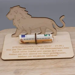 Geldgeschenk Sternzeichen Löwe