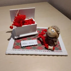 Geldgeschenk Stricken: Wolle, Wollekorb & Deko – Kreative Geschenkidee für Geburtstag & Weihnachten