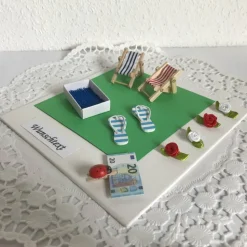 Geldgeschenk Swimmingpool verpacken Geschenk für Swimming Pool oder Poolparty Geschenkidee für Poolbesitzer Geburtstag