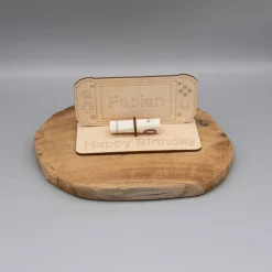 Geldgeschenk Switch - aus Holz personalisiert