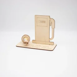 Geldgeschenk Tanken - Tankgutschein - aus Holz personalisiert