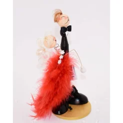 Geldgeschenk Tanzpaar aus Holz – Handgemachte Figur für Tänzer und Tanzliebhaber