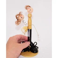 Geldgeschenk Tanzpaar aus Holz – Handgemachte Figur für Tänzer und Tanzliebhaber