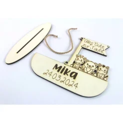 Geldgeschenk Taufe oder Geburt personalisiert