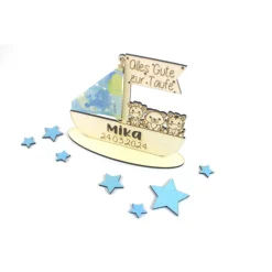 Geldgeschenk Taufe oder Geburt personalisiert