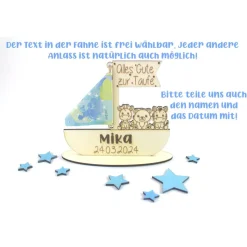 Geldgeschenk Taufe oder Geburt personalisiert