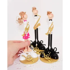 Geldgeschenk Trompeter Trompeterin Saxophonist – Originelle Musiker Figuren handgefertigt