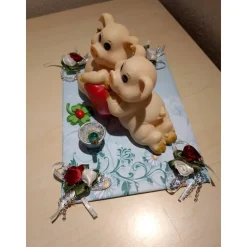 Geldgeschenk Valentinstag , Heiratsantrag , Hochzeitsgeschenk & Jubiläum – Glücksschwein Unikat