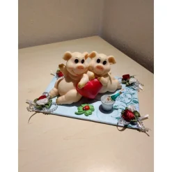 Geldgeschenk Valentinstag , Heiratsantrag , Hochzeitsgeschenk & Jubiläum – Glücksschwein Unikat