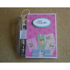 Geldgeschenk Weihnachten Geschenk  Reagenzglas Geldverpackung Wunscherfüller Weihnachtsgeschenk Geschenkidee Geschenk