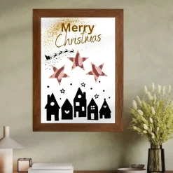 Geldgeschenk Weihnachten Häuser Stadt Merry Christmas |  Geschenkidee Weihnachtsgeld | Wunscherfüller Geld Stern