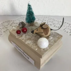 Geldgeschenk Weihnachten Geburtstag Nikolaus Weihnachtsgeschenk Ski fahren Geld verschenken Winterlandschaft Schnee