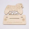 Geldgeschenk Weihnachtscontroller - aus Holz personalisiert