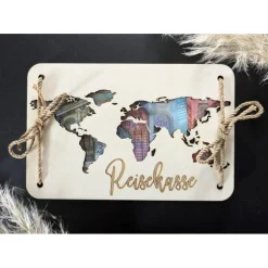 Geldgeschenk Weltkarte – Kreative Geschenkidee für Reisende & Hochzeiten