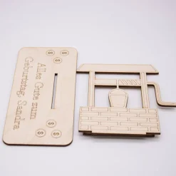 Geldgeschenk Wunschbrunnen - aus Holz personalisiert