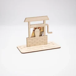Geldgeschenk Wunschbrunnen - aus Holz personalisiert