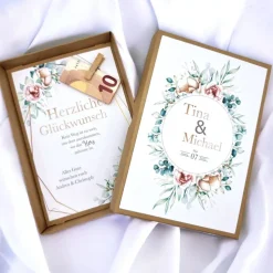 Geldgeschenk Wunscherfüller zur Hochzeit personalisiert