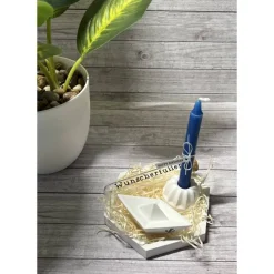 Geldgeschenk „Wunscherfüller“ Geburtstag Kerzenhalter Mini Gugelhupf Kerze Boot Raysin Dekoration Deko Geschenk Handmade