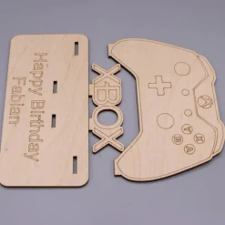 Geldgeschenk XBOX Controller - aus Holz personalisiert