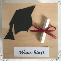 Geldgeschenk zum Abschluss Bachelor Abitur Promotion Doktortitel Studium Examen Geschenk Gutschein Geld verschenken