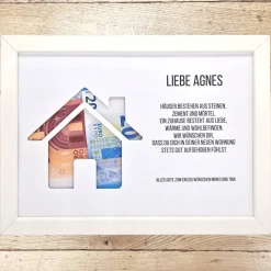 Geldgeschenk zum Einzug | neue Wohnung | Haus