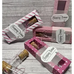 Geldgeschenk zum Geburtstag o. andere Anlässe, Reagenzglas in Geschenkverpackung, Wunscherfüller, Shopping-Bonus