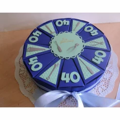 Geldgeschenk zum Geburtstag Handwerker Schachteltorte Papiertorte Geburtstagstorte Torte Zahl u.Farbe nach Wahl
