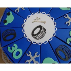 Geldgeschenk zum Geburtstag KFZ-Mechaniker Schachteltorte Papiertorte Geburtstagstorte Geburtsgsgeschenk Torte