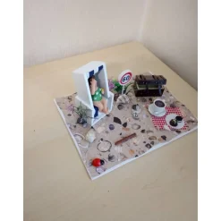 Geldgeschenk zum Geburtstag für Frauen – Relaxen im Strandkorb – Garten, Rente, Freizeit – Individuelle Zahl – Handgemachte Deko